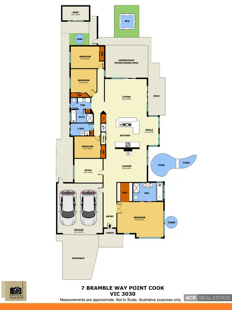 Floorplan of Homely house listing, 7 Bramble Way, Point Cook VIC 3030