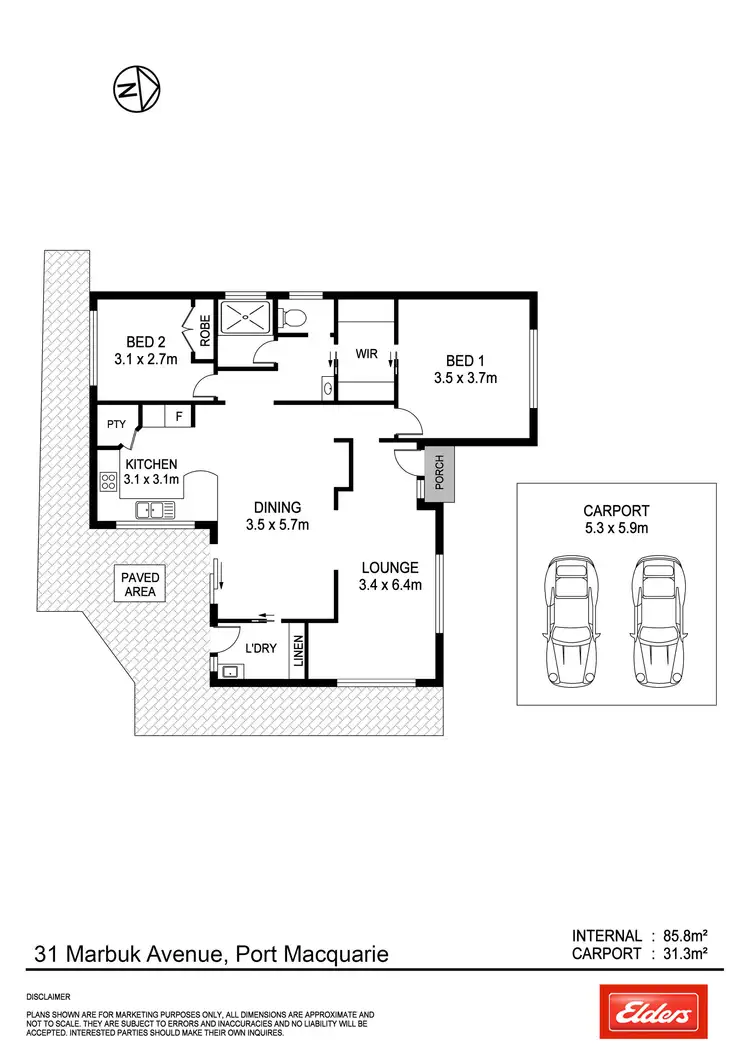 Floorplan of Homely house listing, 31 Marbuk Avenue, Port Macquarie NSW 2444