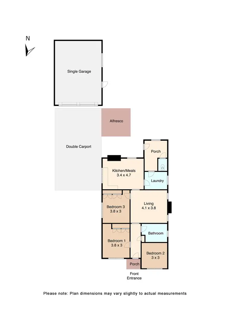 Floorplan of Homely house listing, 50 Dyte Parade, Ballarat East VIC 3350