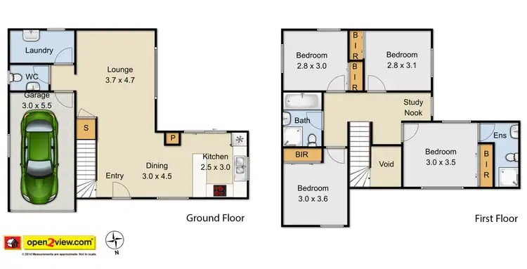 Floorplan of Homely townhouse listing, 5/39 Abraham Street, Rooty Hill NSW 2766