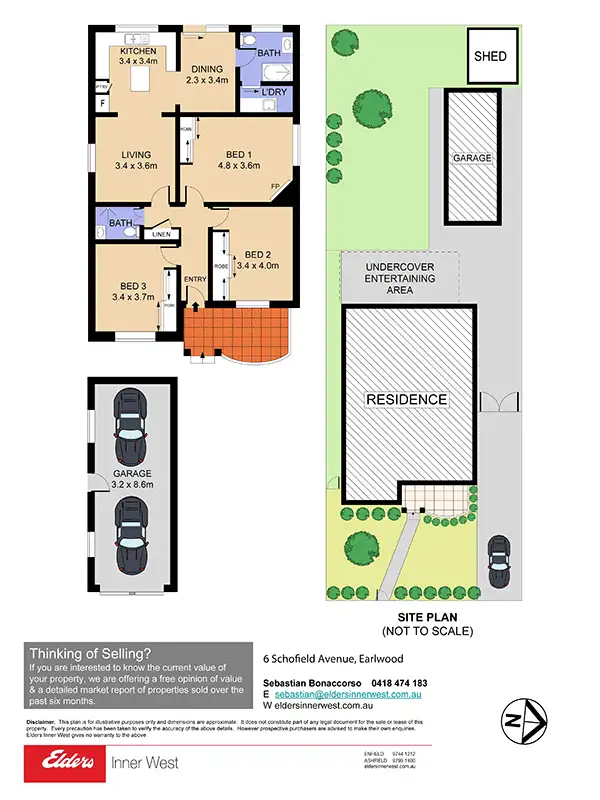 Floorplan of Homely house listing, 6 Schofield Avenue, Earlwood NSW 2206