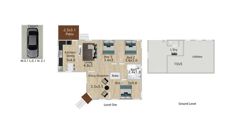 Floorplan of Homely house listing, 24 Cribb Street, Sadliers Crossing QLD 4305