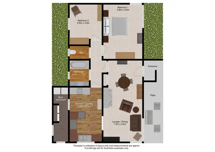Floorplan of Homely house listing, 9 South Parade, Oatlands TAS 7120