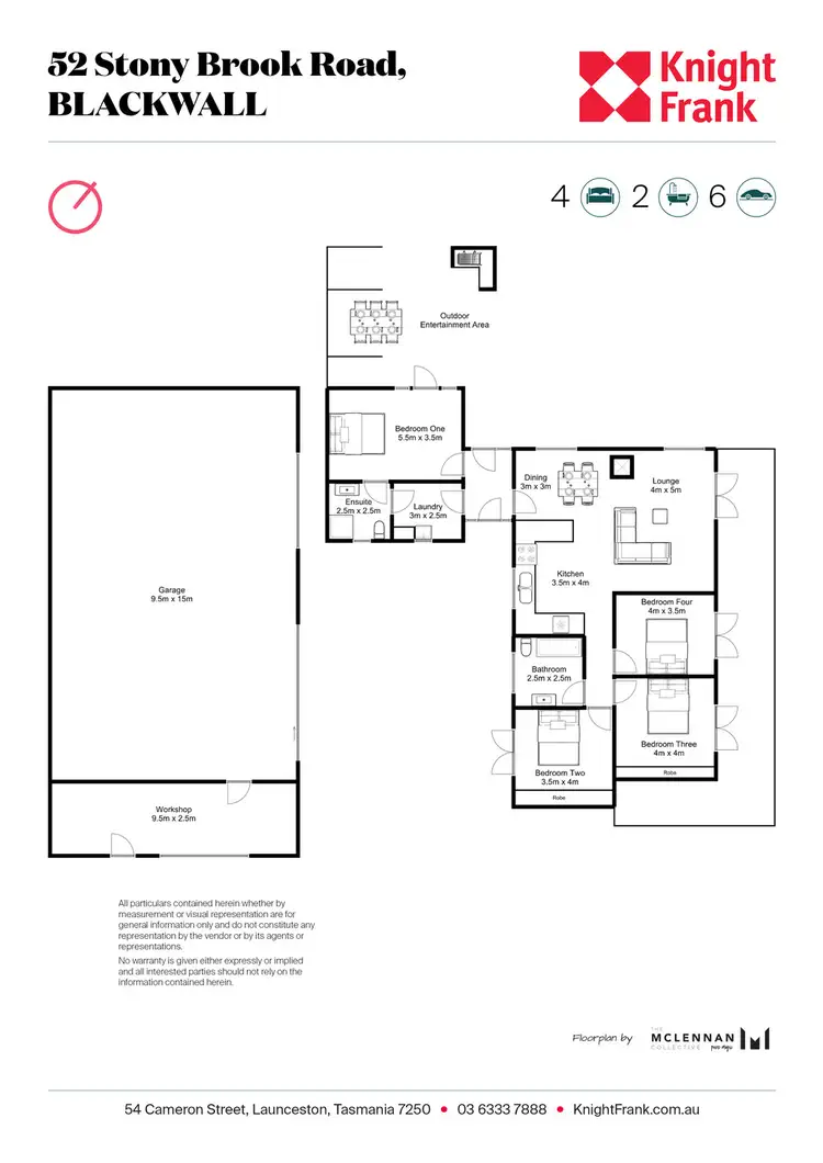 Floorplan of Homely house listing, 52 Stony Brook Road, Blackwall TAS 7275