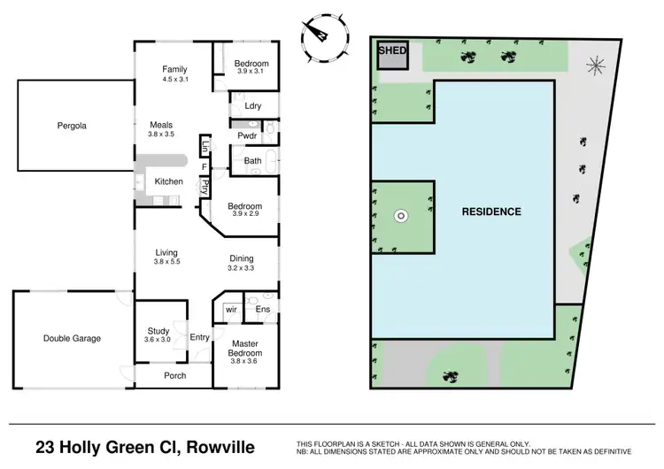 Floorplan of Homely house listing, 23 Holly Green Close, Rowville VIC 3178
