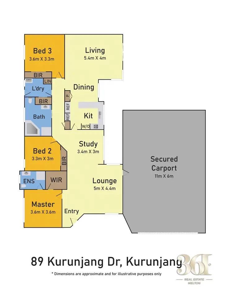 Floorplan of Homely house listing, 89 Kurunjang Drive, Kurunjang VIC 3337