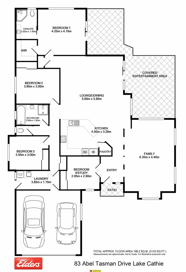 Floorplan of Homely house listing, 83 Abel Tasman Drive, Lake Cathie NSW 2445