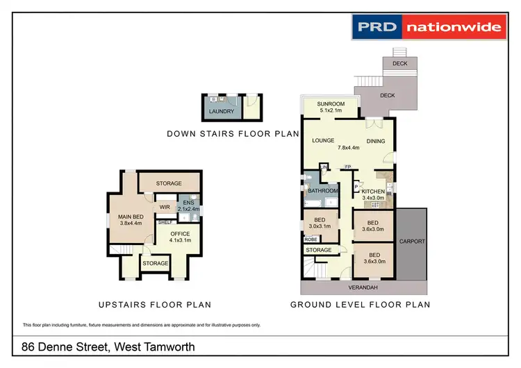 Floorplan of Homely house listing, 86 Denne Street, Tamworth NSW 2340