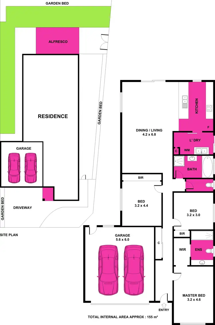 Floorplan of Homely house listing, 43 Tannin Way, Waurn Ponds VIC 3216