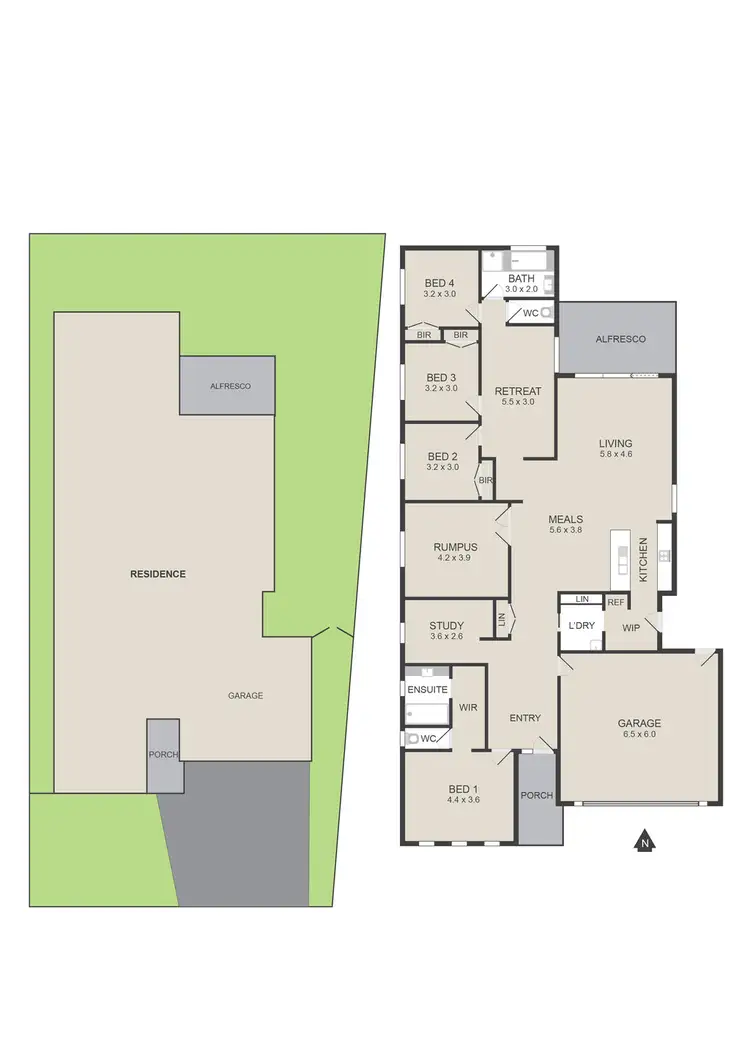 Floorplan of Homely house listing, 39 Fitzroy Way, Whittlesea VIC 3757
