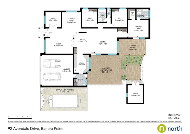 Floorplan of Homely house listing, 92 Avondale Drive, Banora Point NSW 2486