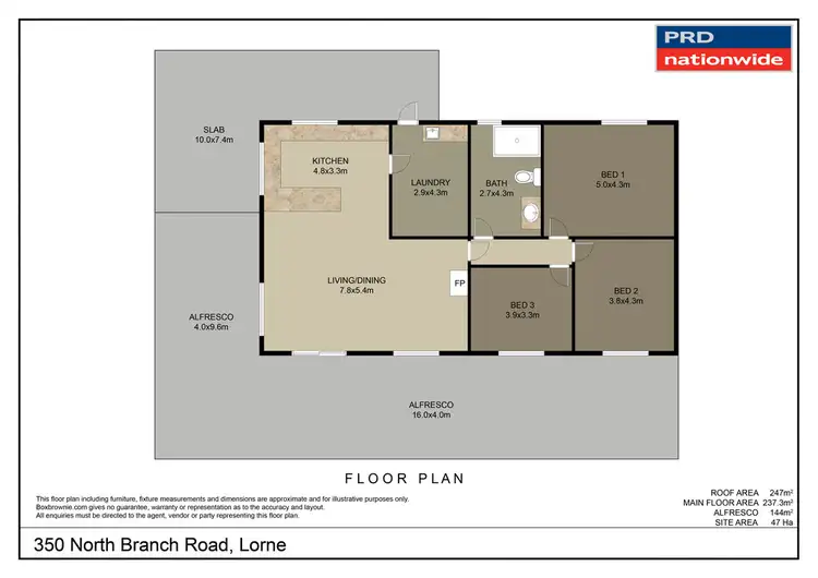 Floorplan of Homely rural property listing, Address available on request