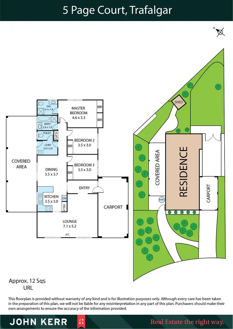 Floorplan of Homely house listing, 5 Page Court, Trafalgar VIC 3824