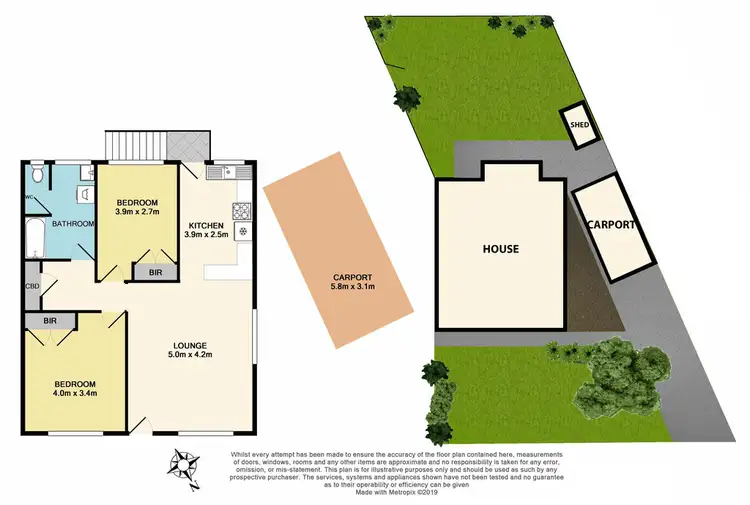 Floorplan of Homely unit listing, 1/54 Old Belgrave Road, Upper Ferntree Gully VIC 3156