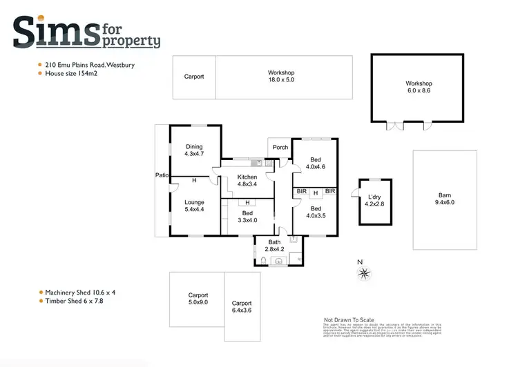 Floorplan of Homely house listing, 210 Emu Plain Road, Westbury TAS 7303