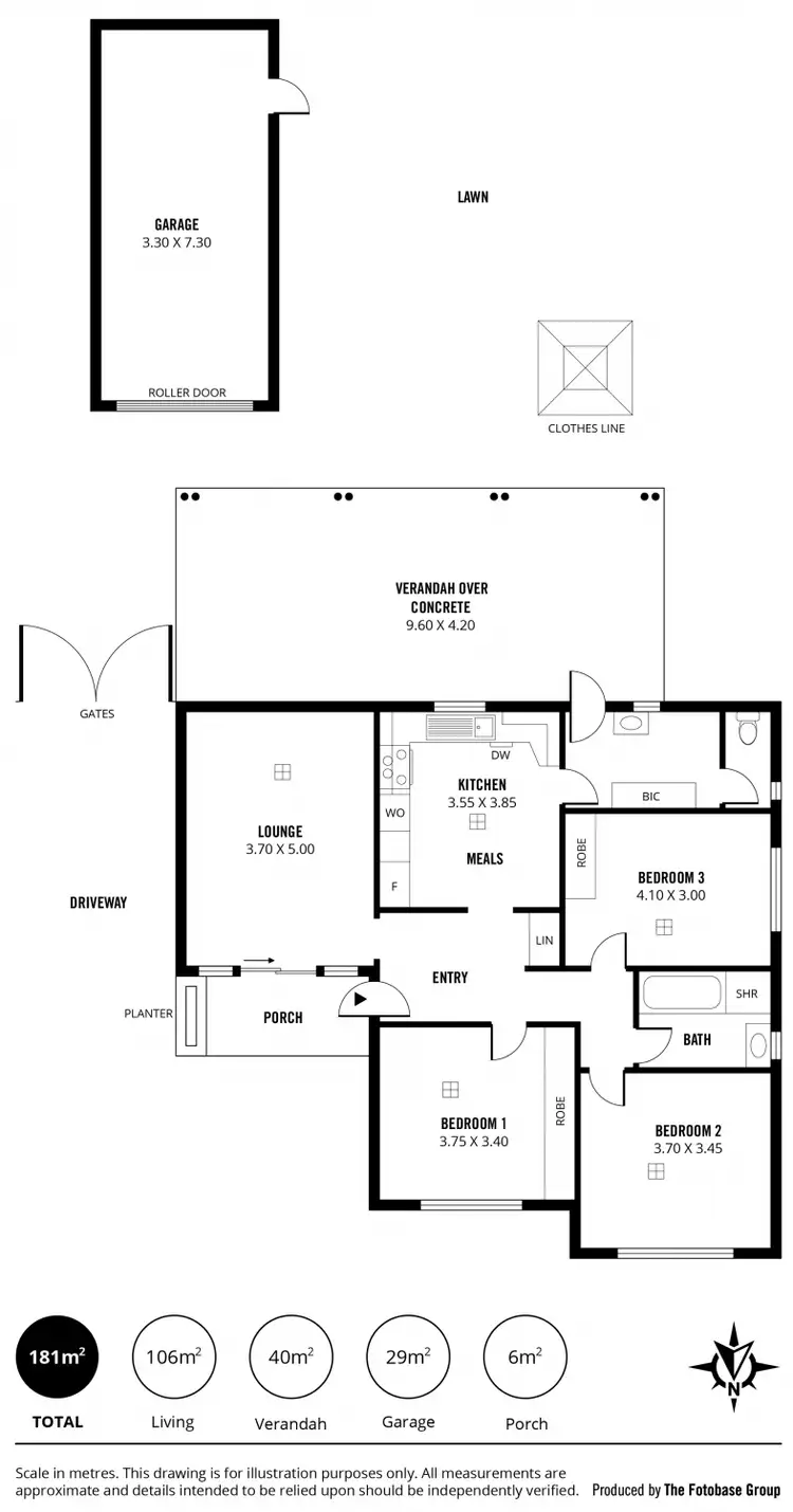 Floorplan of Homely house listing, 87 Richmond Avenue, Melrose Park SA 5039