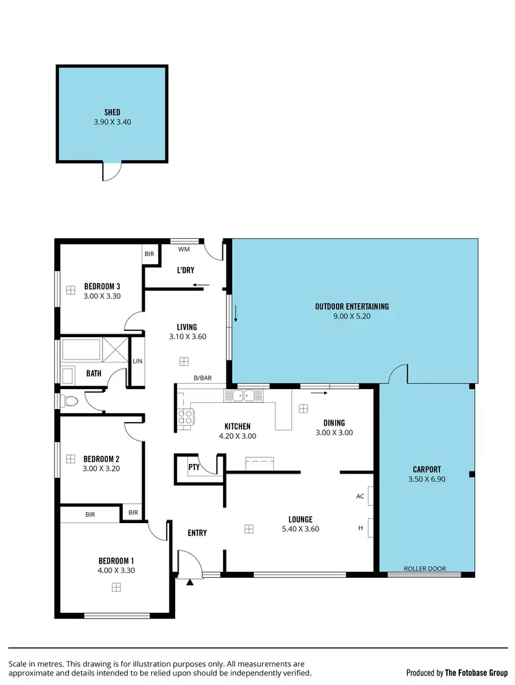 Floorplan of Homely house listing, 5 Falcon Avenue, Hallett Cove SA 5158