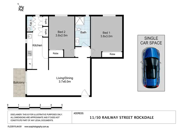 Floorplan of Homely unit listing, 11/49-50 Railway Street, Rockdale NSW 2216