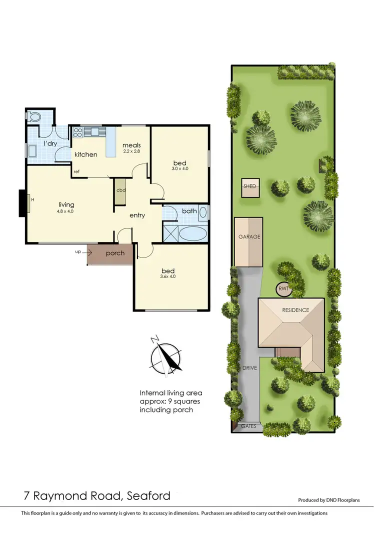 Floorplan of Homely house listing, 7 Raymond Rd, Seaford VIC 3198