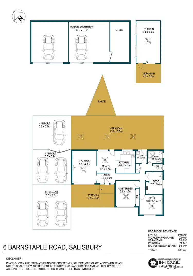 Floorplan of Homely house listing, 6 Barnstaple Road, Salisbury SA 5108