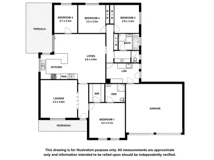 Floorplan of Homely house listing, 5 MacQuarie Court, Mount Gambier SA 5290