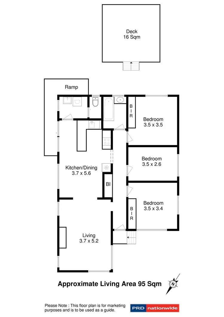Floorplan of Homely house listing, 1 Heemskirk Street, Warrane TAS 7018