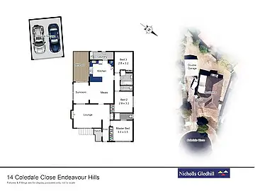 Floorplan of Homely house listing, 14 Coledale Close, Endeavour Hills VIC 3802