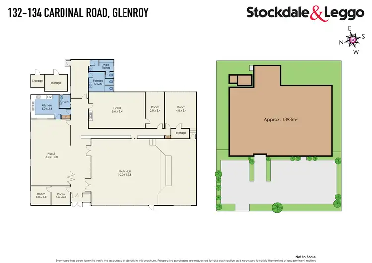 Floorplan of Homely house listing, 132-134 Cardinal Road, Glenroy VIC 3046