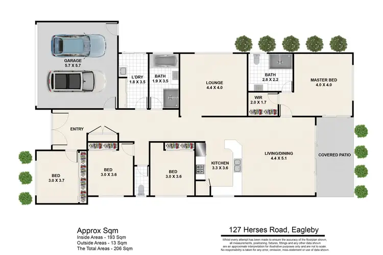 Floorplan of Homely house listing, 127 Herses Road, Eagleby QLD 4207