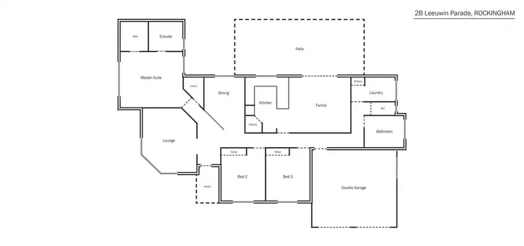 Floorplan of Homely house listing, 2B Leeuwin Parade, Rockingham WA 6168