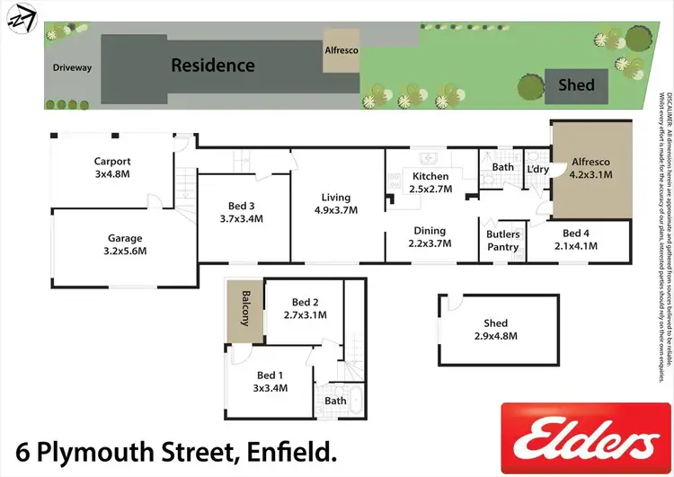 Floorplan of Homely house listing, 6 Plymouth Street, Enfield NSW 2136