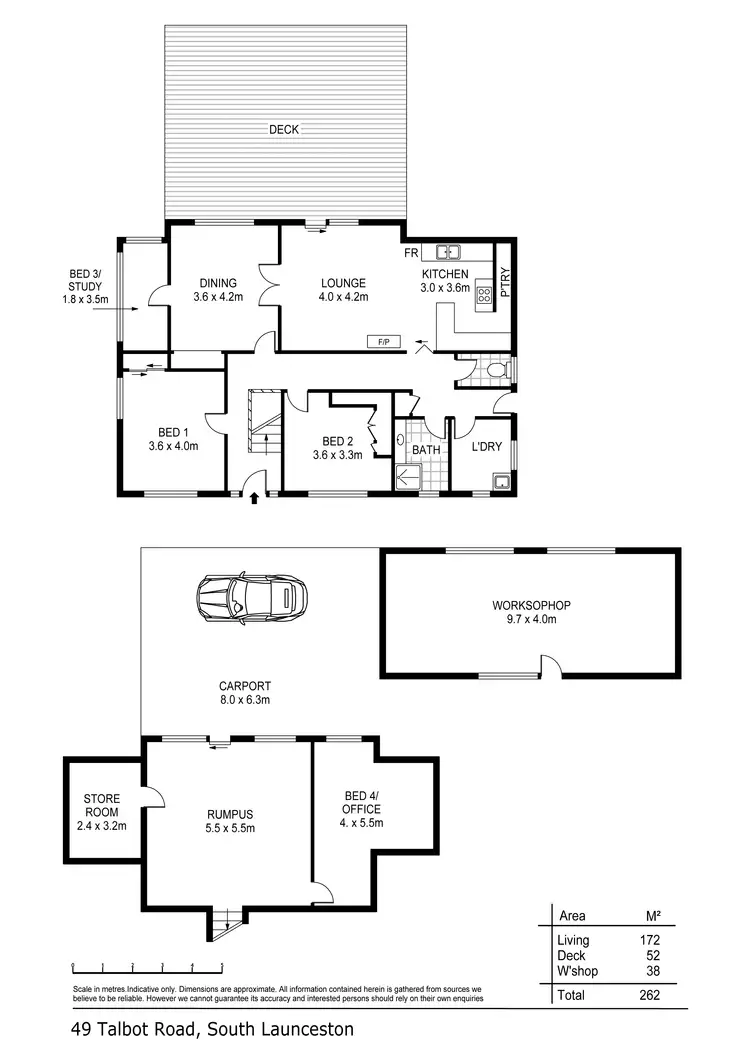 Floorplan of Homely house listing, 49 Talbot Road, South Launceston TAS 7249