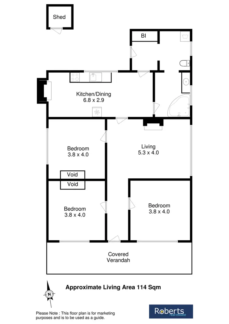 Floorplan of Homely house listing, 5 Turriff Lodge Drive, New Norfolk TAS 7140