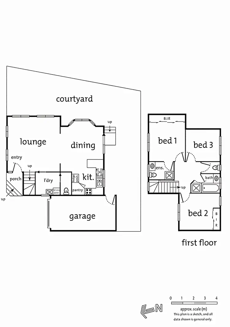 Floorplan of Homely townhouse listing, 3/20 Tram Road, Doncaster VIC 3108