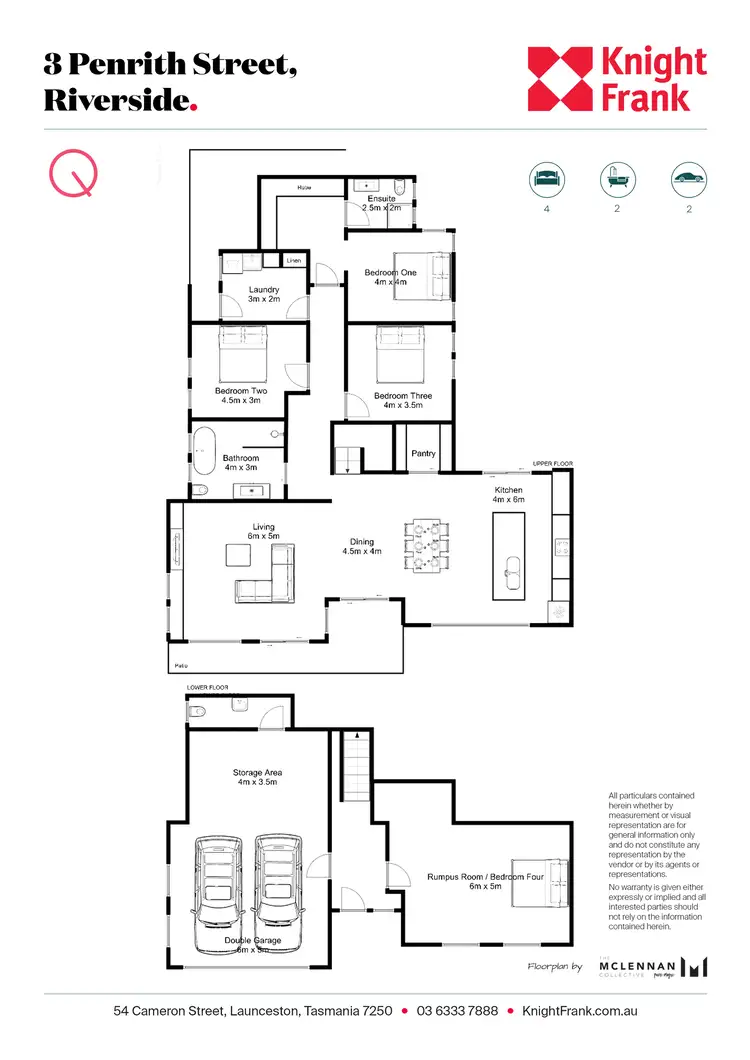 Floorplan of Homely house listing, 3 Penrith Street, Riverside TAS 7250