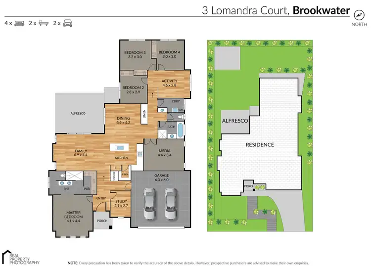 Floorplan of Homely house listing, 3 Lomandra court, Brookwater QLD 4300
