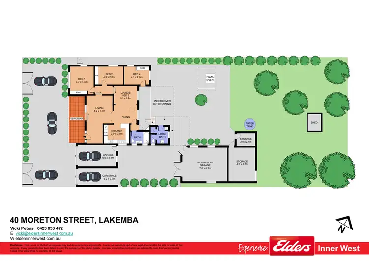 Floorplan of Homely house listing, 40 Moreton Street, Lakemba NSW 2195
