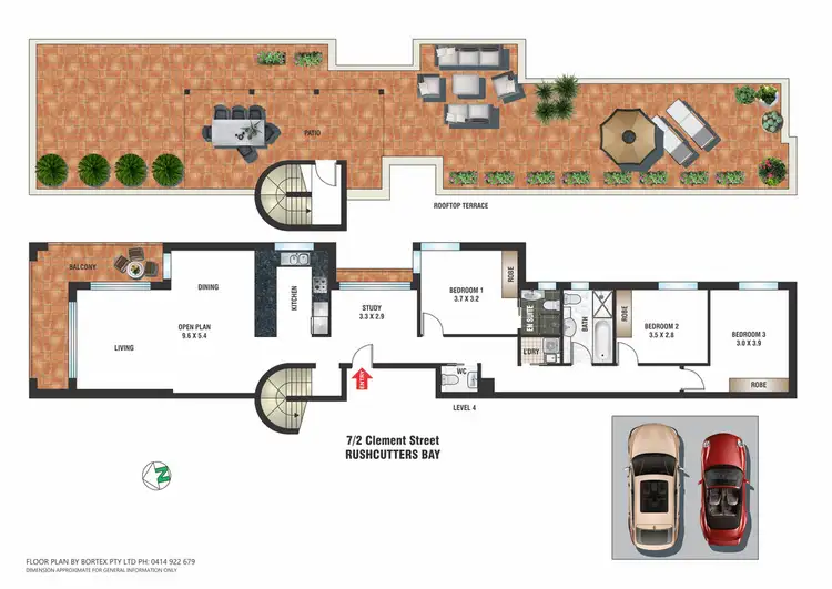 Floorplan of Homely apartment listing, 7/2 Clement Street, Rushcutters Bay NSW 2011