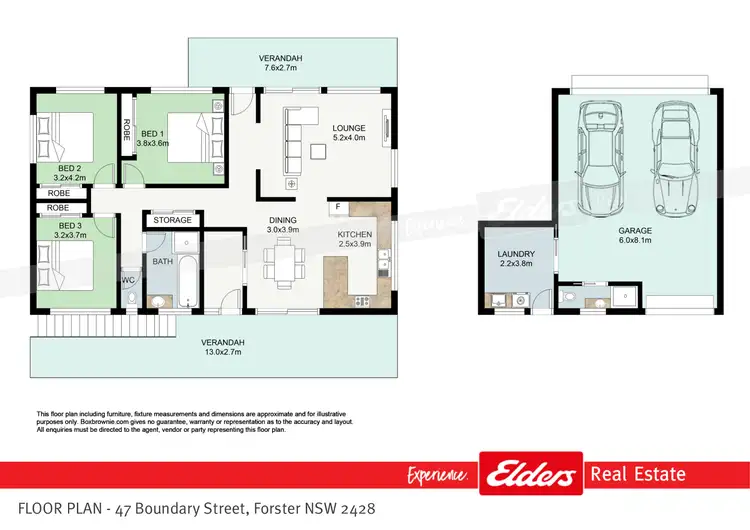 Floorplan of Homely house listing, 47 Boundary Street, Forster NSW 2428