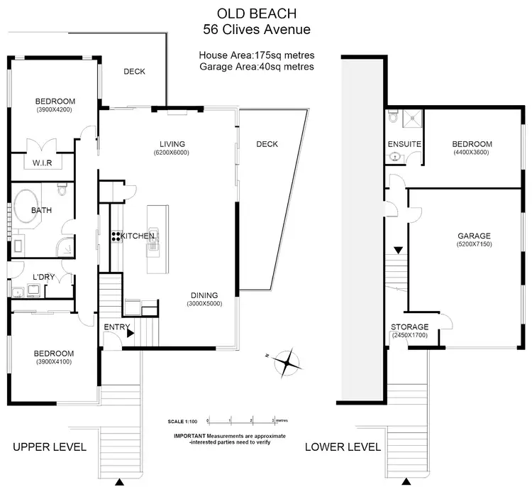 Floorplan of Homely house listing, 56 Clives Avenue, Old Beach TAS 7017