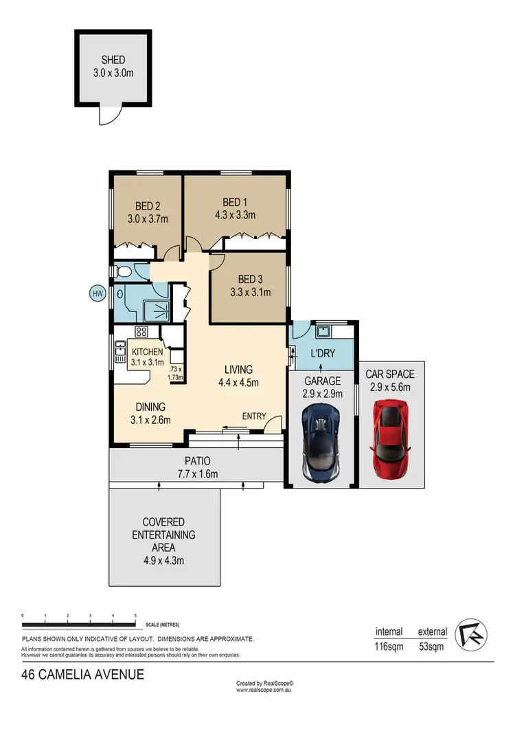 Floorplan of Homely house listing, 46 Camelia Avenue, Everton Hills QLD 4053