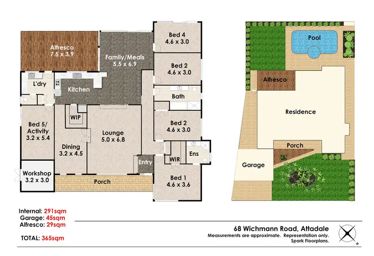Floorplan of Homely house listing, 68 Wichmann Road, Attadale WA 6156