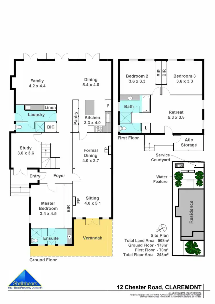 Floorplan of Homely house listing, 12 Chester Road, Claremont WA 6010