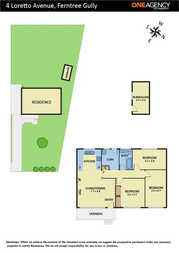 Floorplan of Homely house listing, 4 Loretto Avenue, Ferntree Gully VIC 3156
