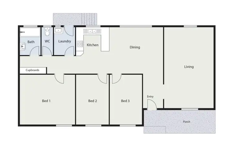 Floorplan of Homely house listing, 68 Tepper Circuit, Kambah ACT 2902