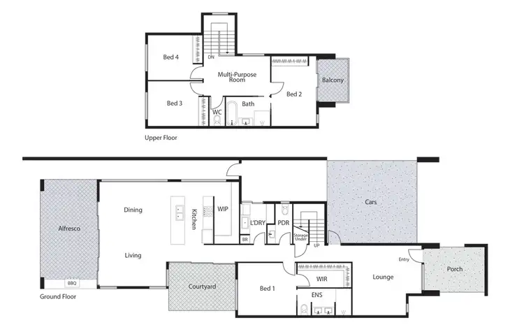 Floorplan of Homely house listing, 1/24 O'Shanassy Street, Curtin ACT 2605