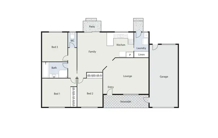 Floorplan of Homely house listing, 40/156 Clive Steele Avenue, Monash ACT 2904
