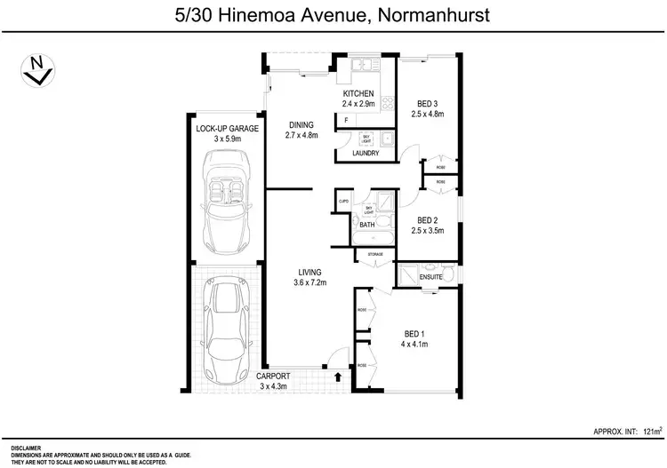 Floorplan of Homely townhouse listing, 5/30 Hinemoa Avenue, Normanhurst NSW 2076