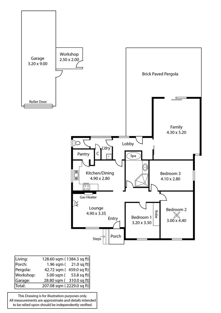 Floorplan of Homely house listing, 11A Tennyson Tce, Murray Bridge SA 5253