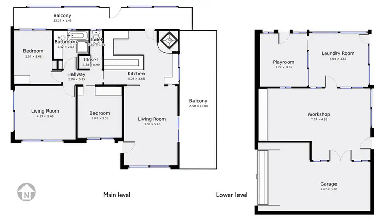Floorplan of Homely house listing, 18 Hillside Avenue, Eildon VIC 3713